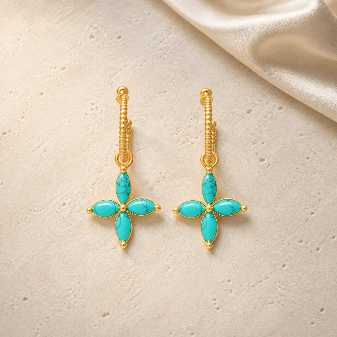 Aegean Cross Earrings