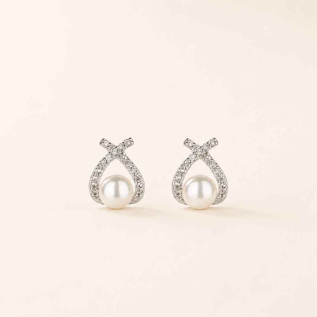 Pearl Knot Studs