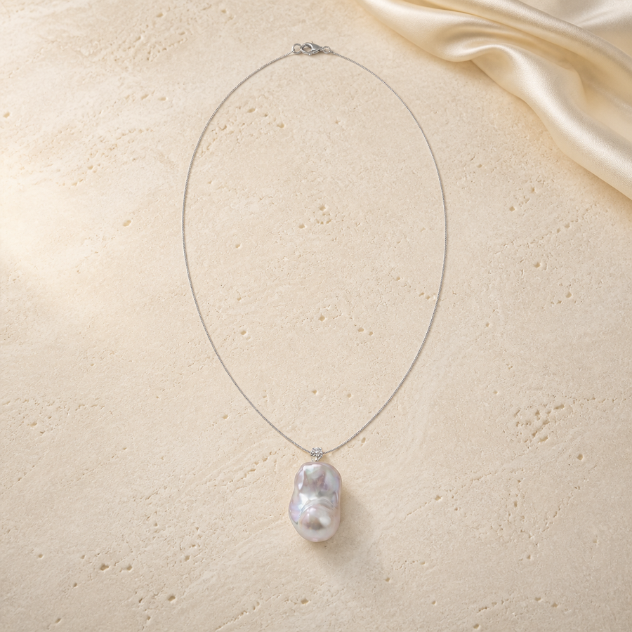 Baroque Pearl Pendant Necklace