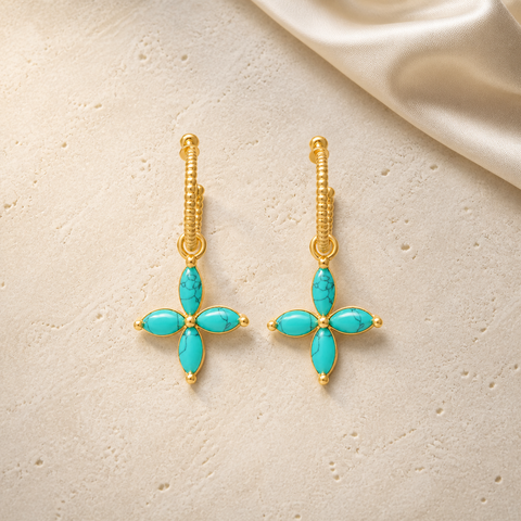 Aegean Cross Earrings