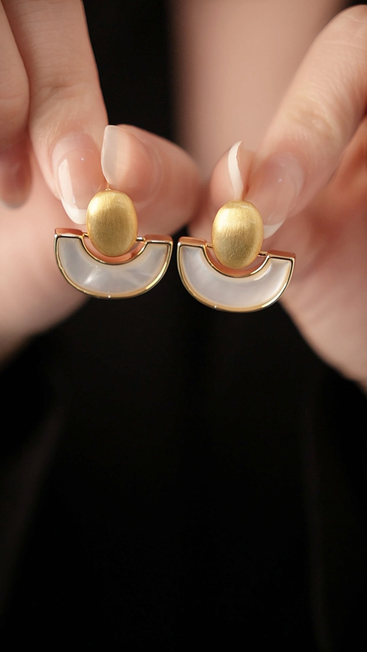 Ivory Eclipse Earrings