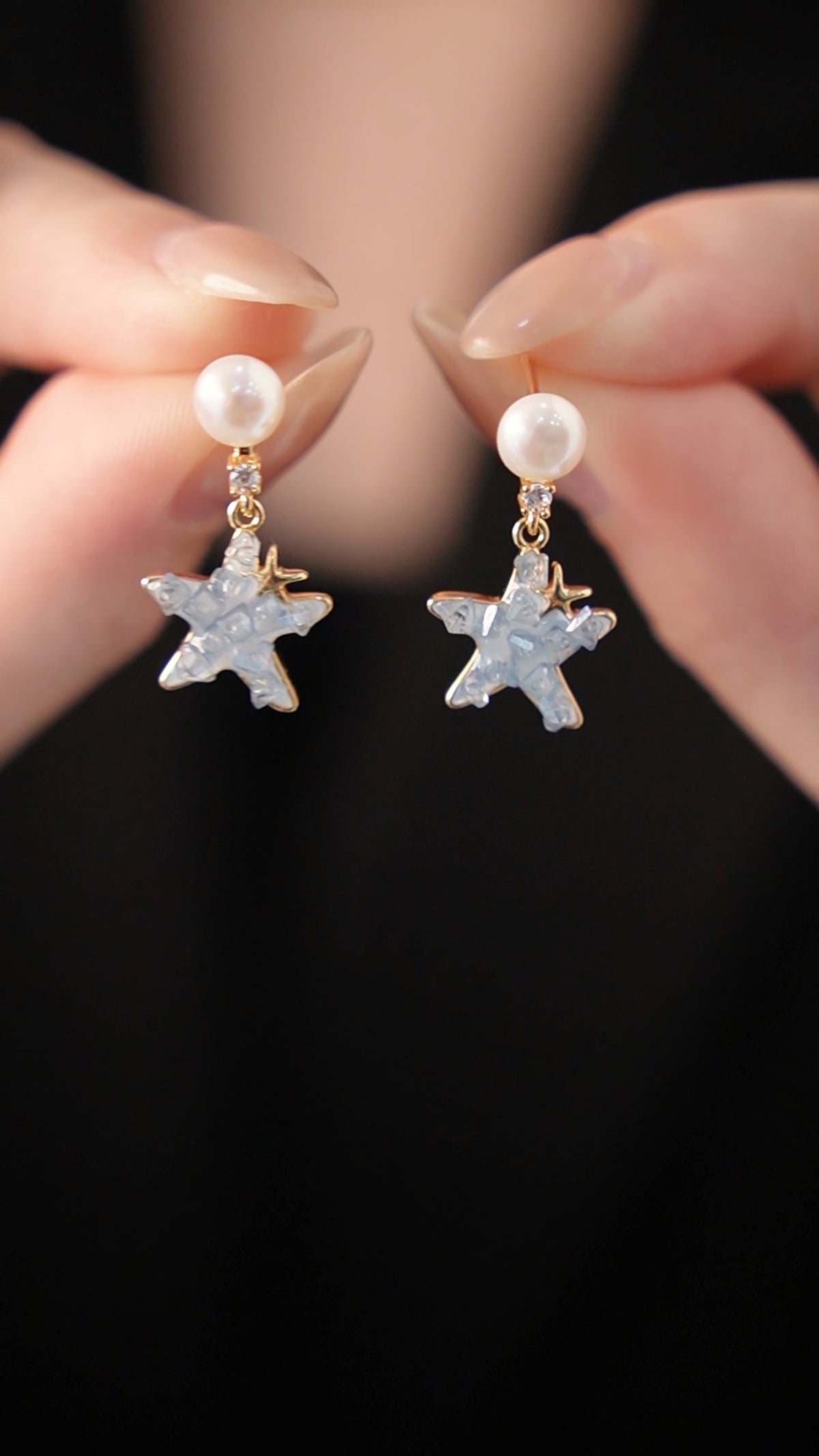Celestial Pearl Earrings