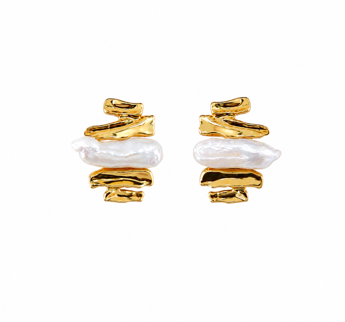 Molten Pearl Earrings