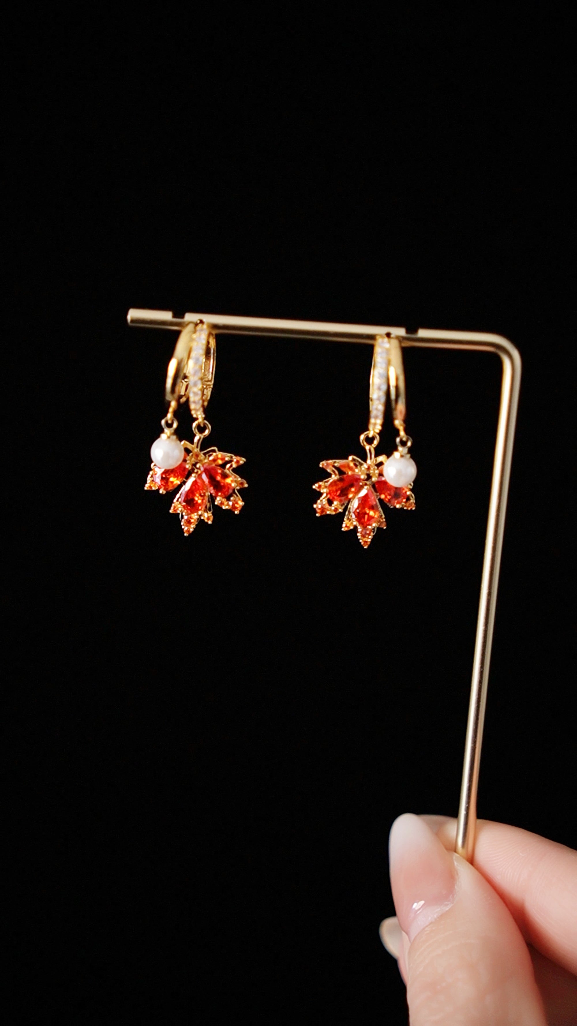 Maple Ember Earrings