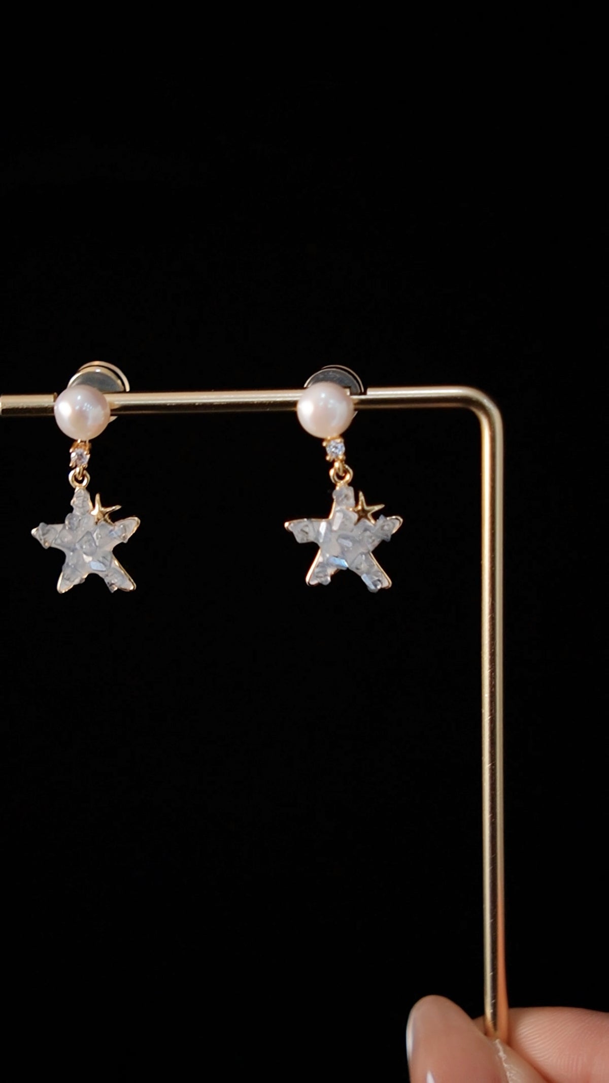 Celestial Pearl Earrings