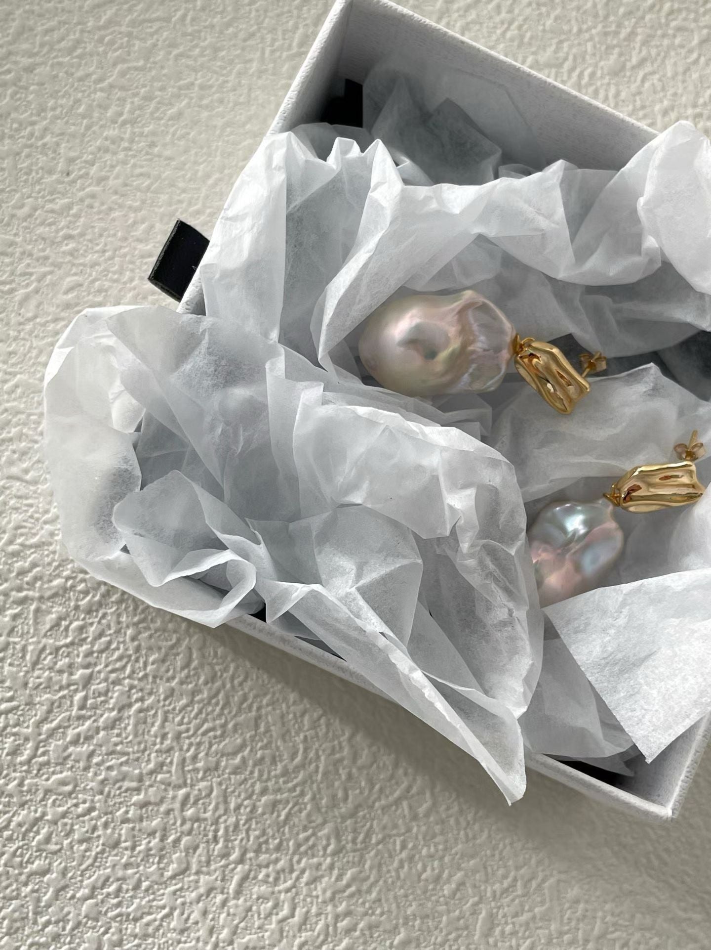 Baroque Oversized Hoop Earrings