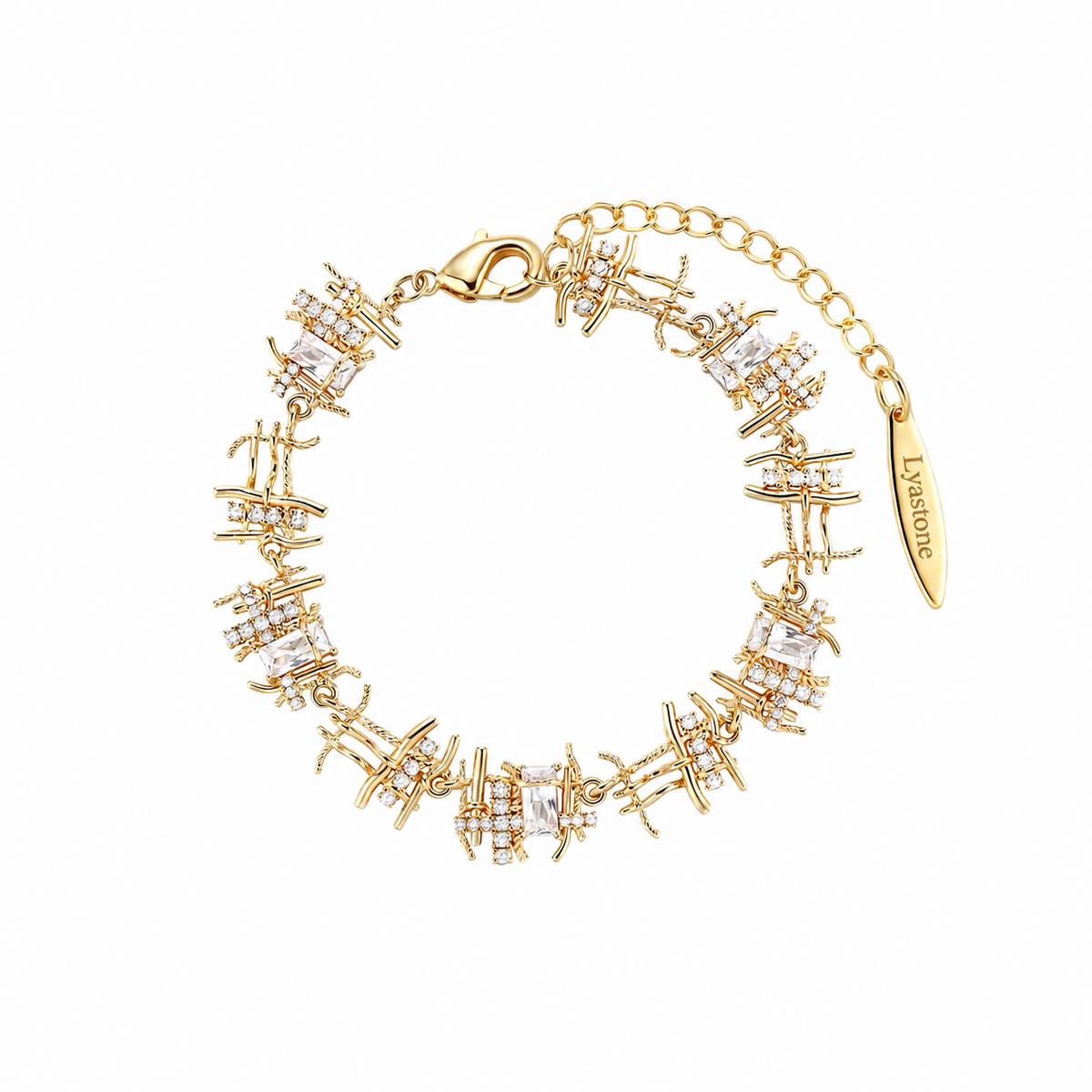 Woven Zircon Bracelet