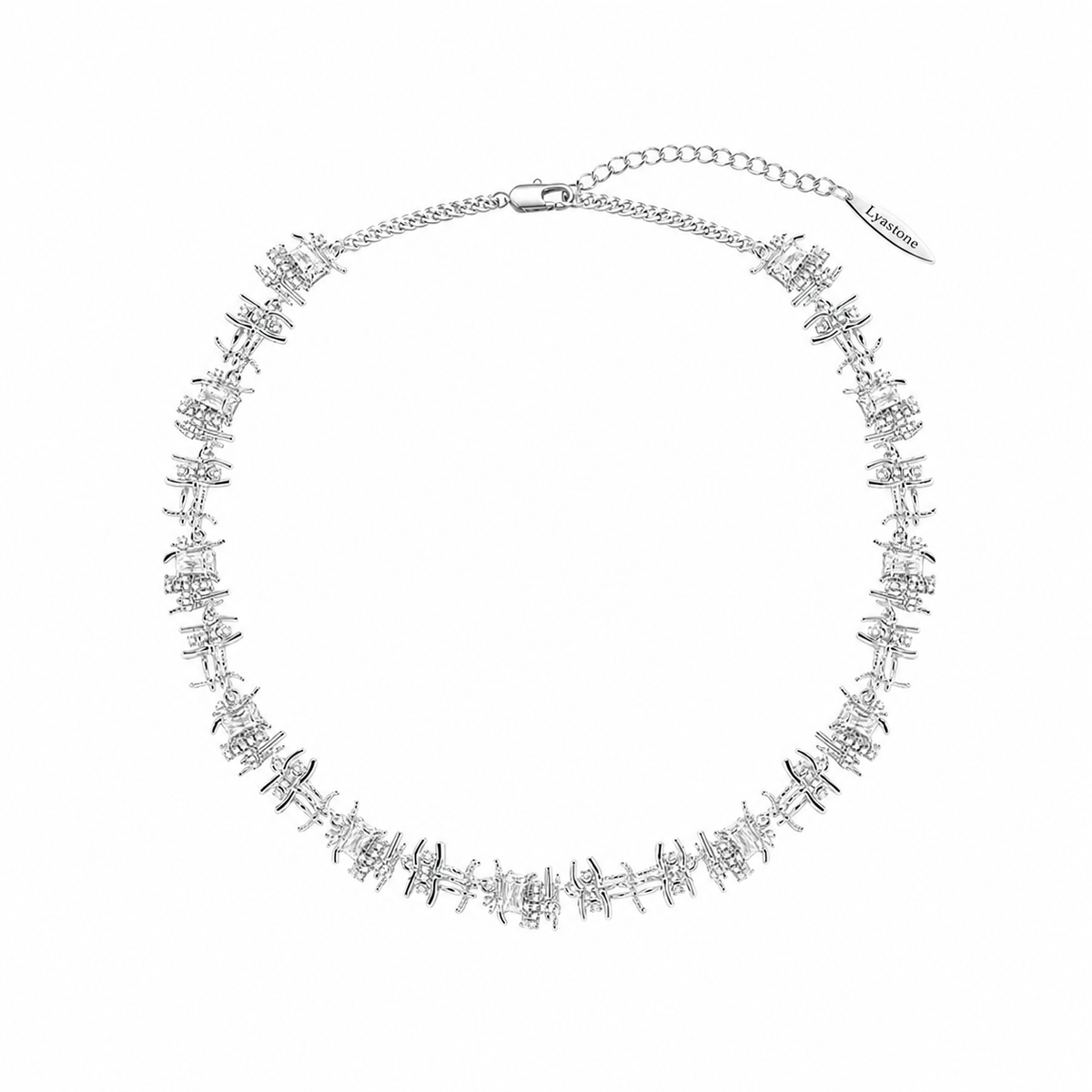 Elysian Weave Zircon Necklace
