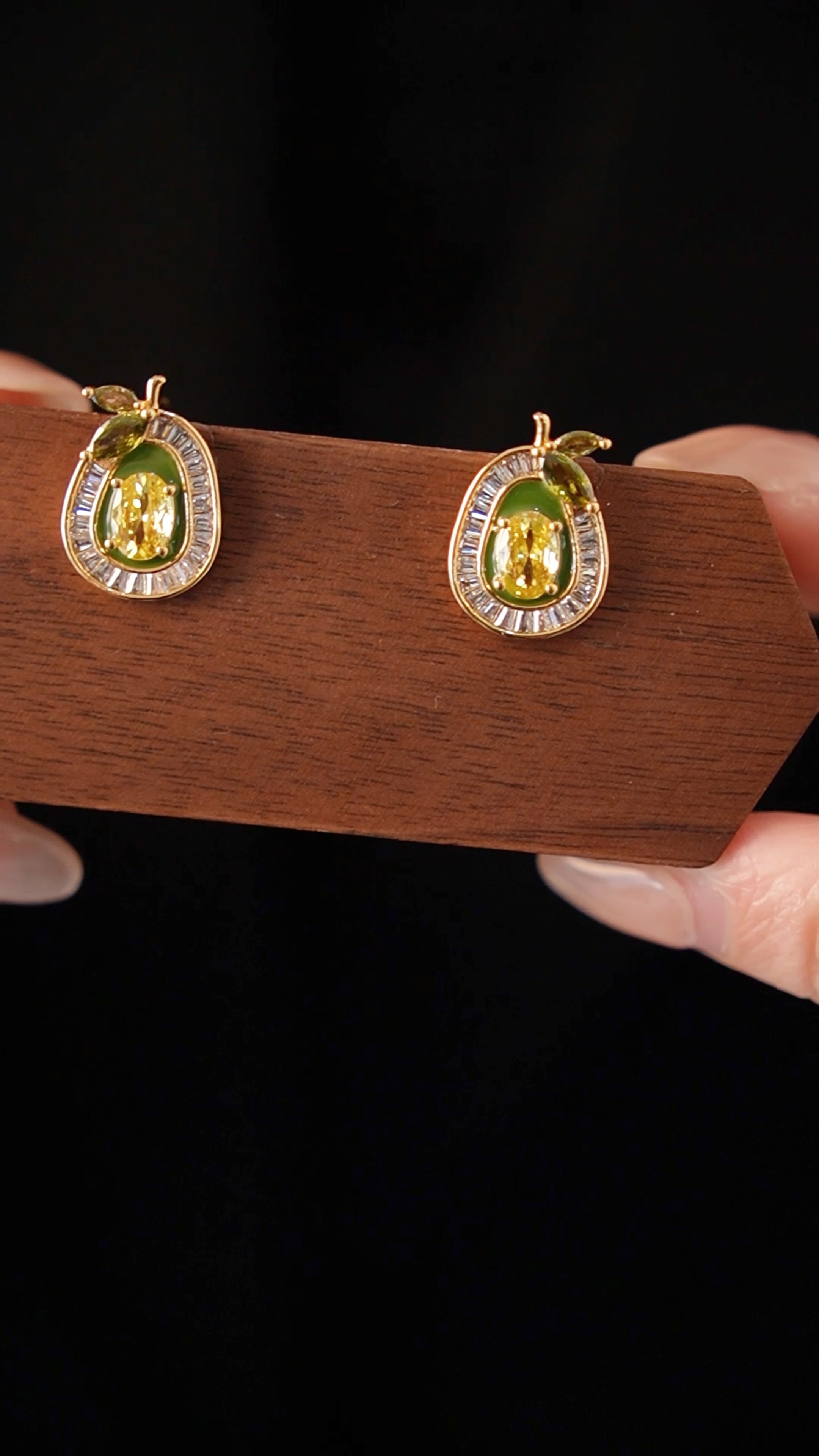 Golden Orchard Earrings