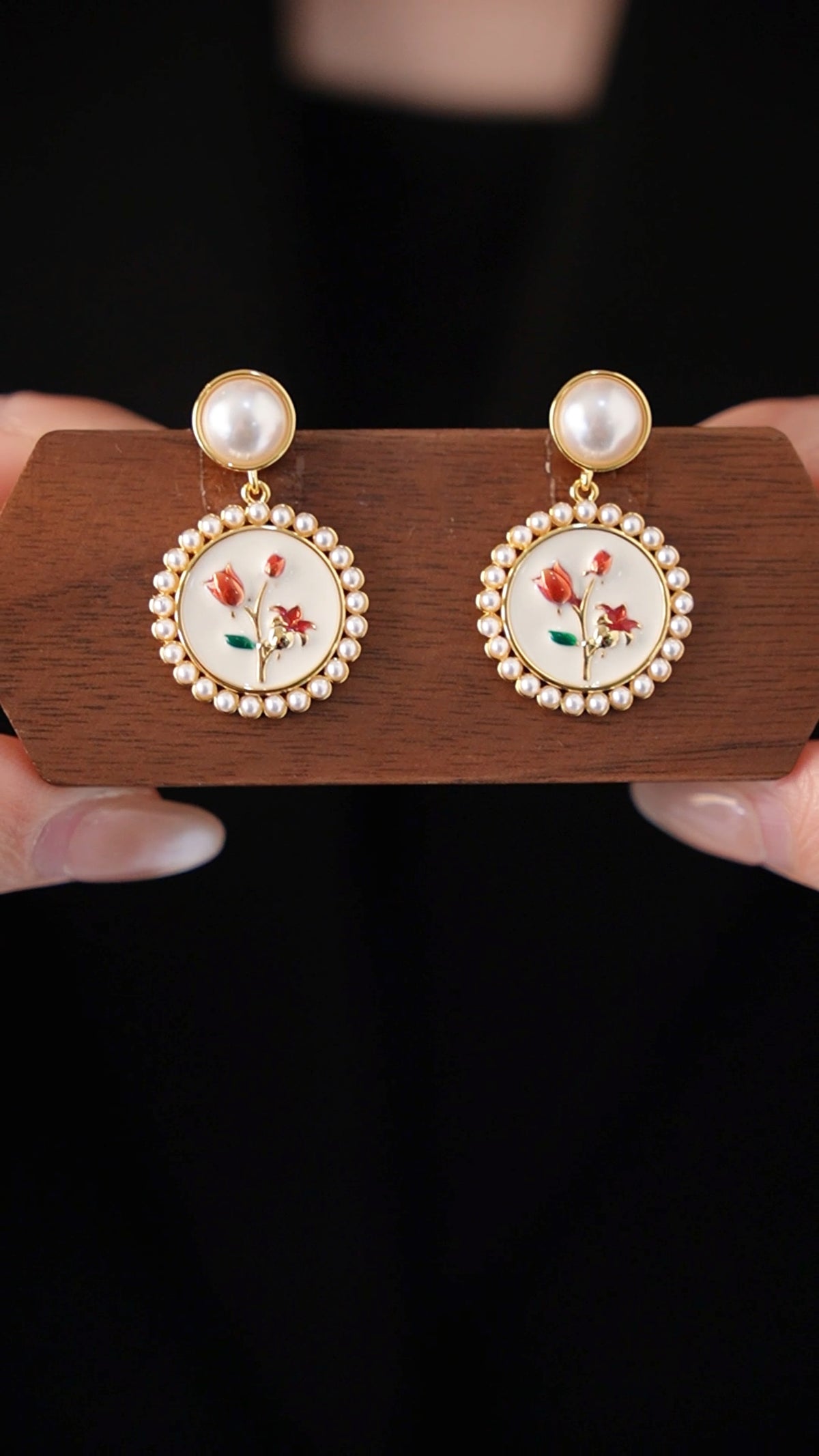 Rosalie Pearl Earrings