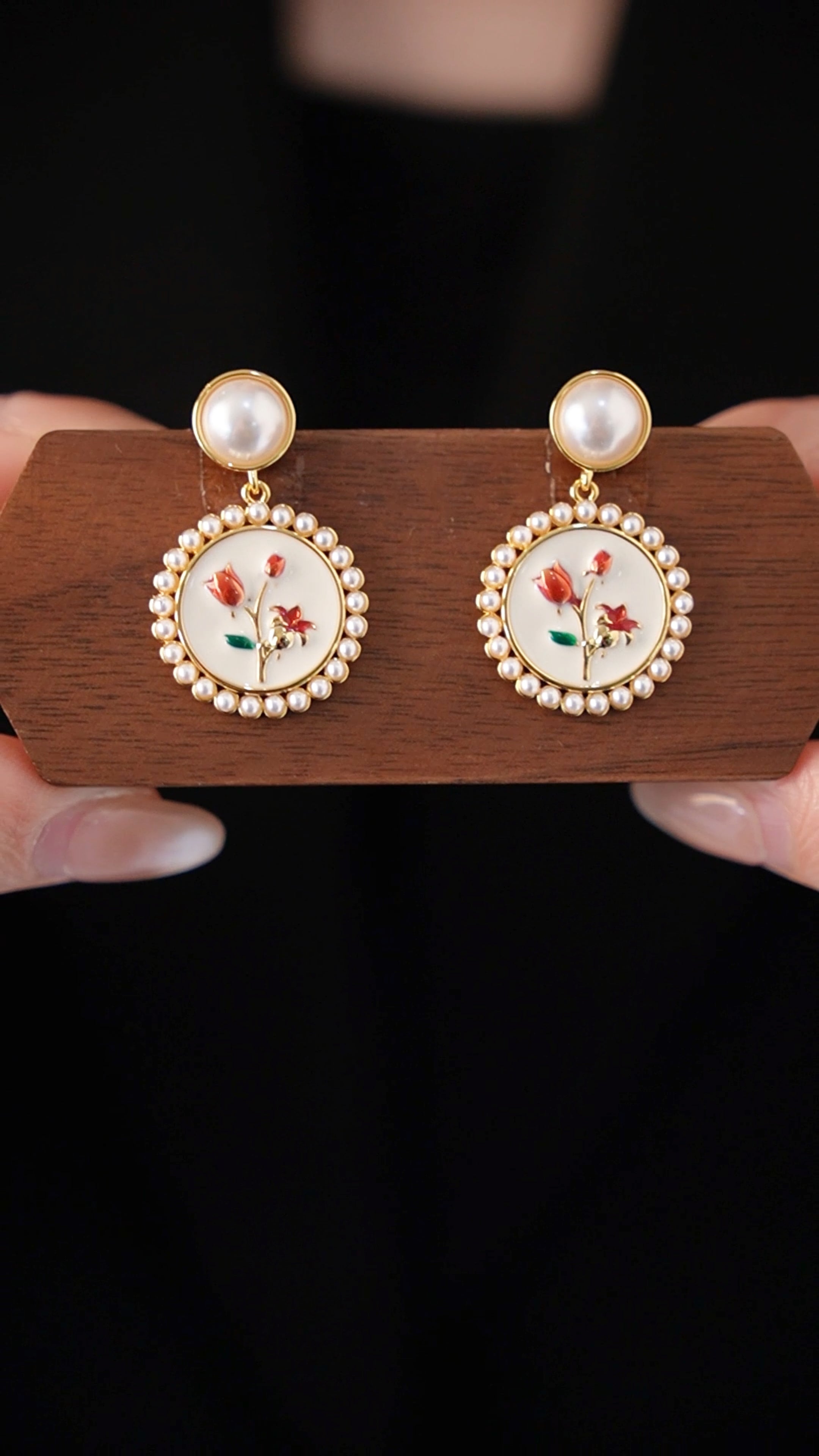 Rosalie Pearl Earrings