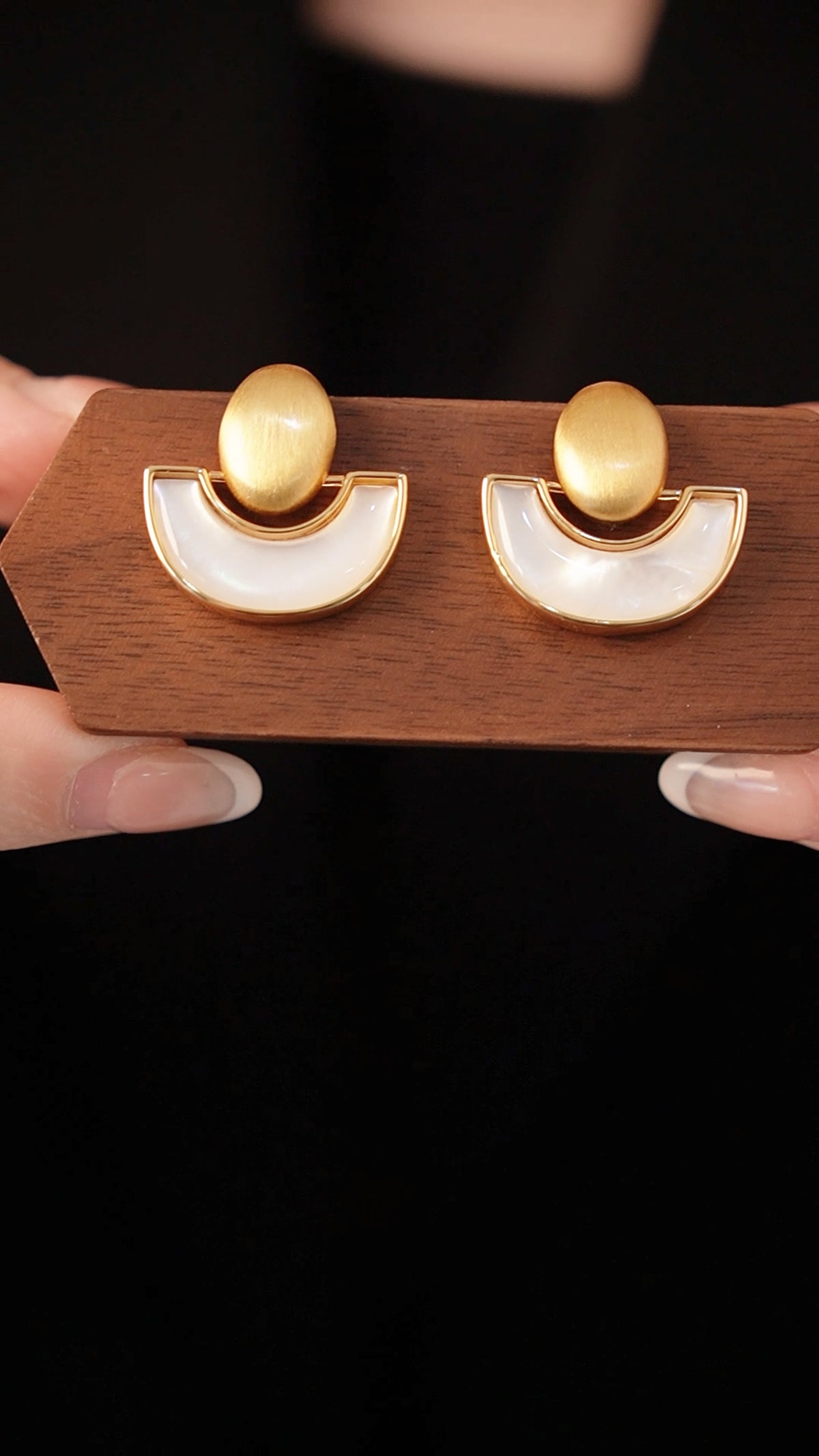 Ivory Eclipse Earrings