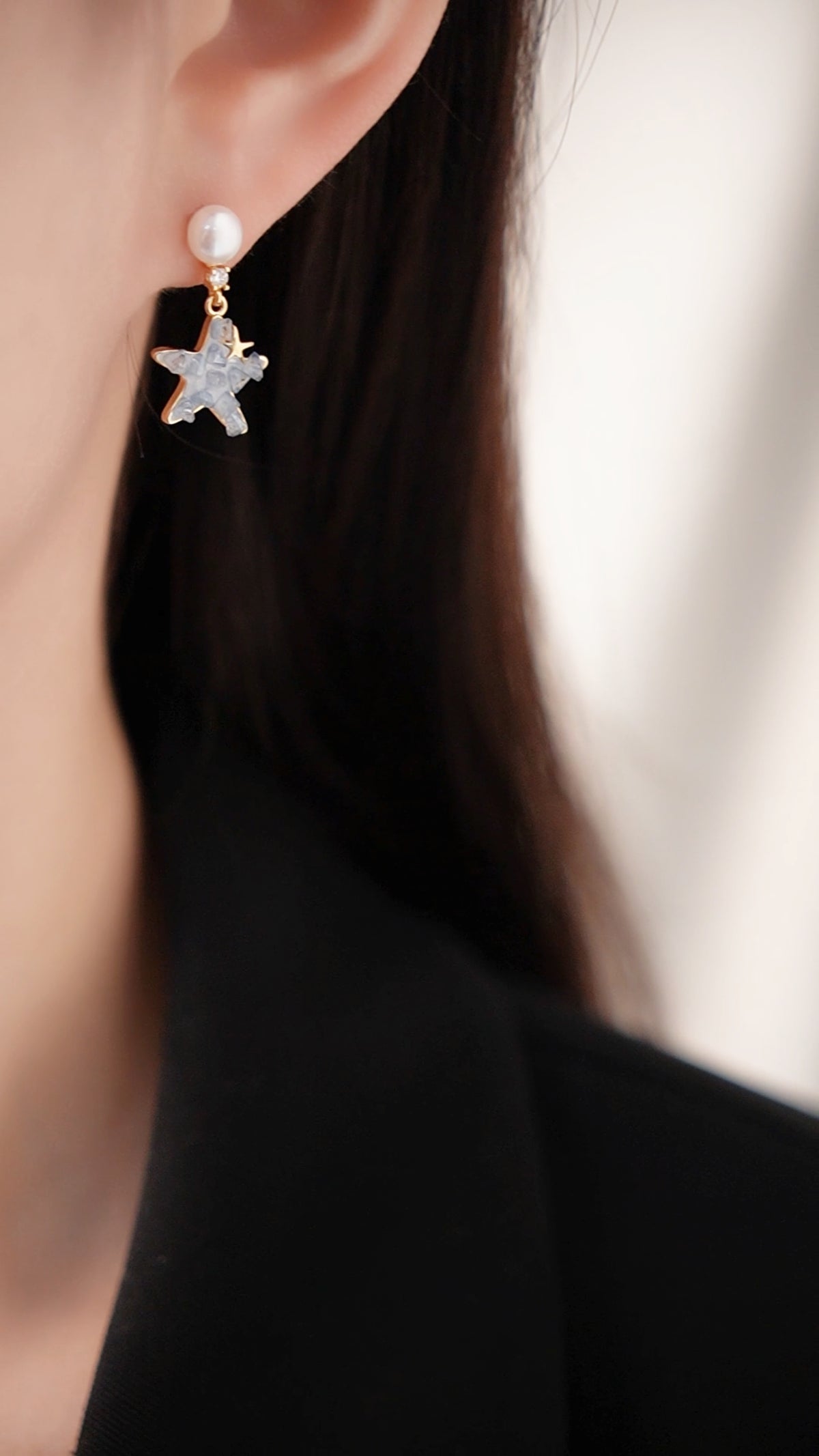 Celestial Pearl Earrings