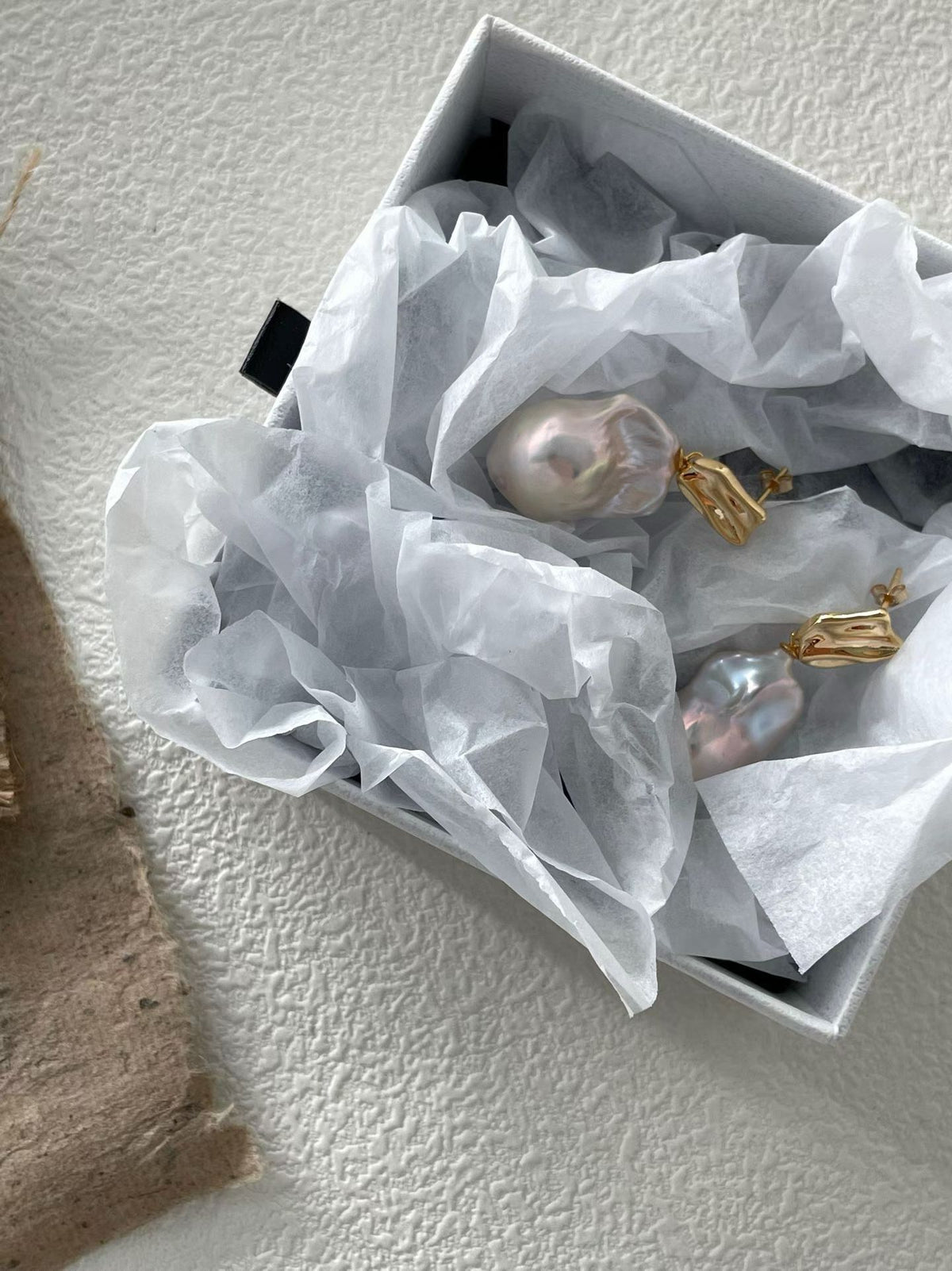 Baroque Oversized Hoop Earrings