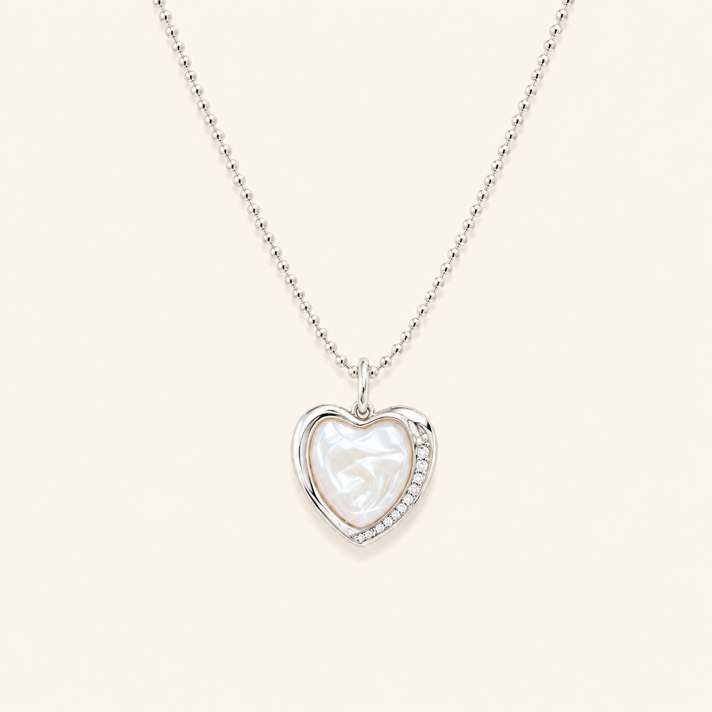 Moonlit Heart Necklace