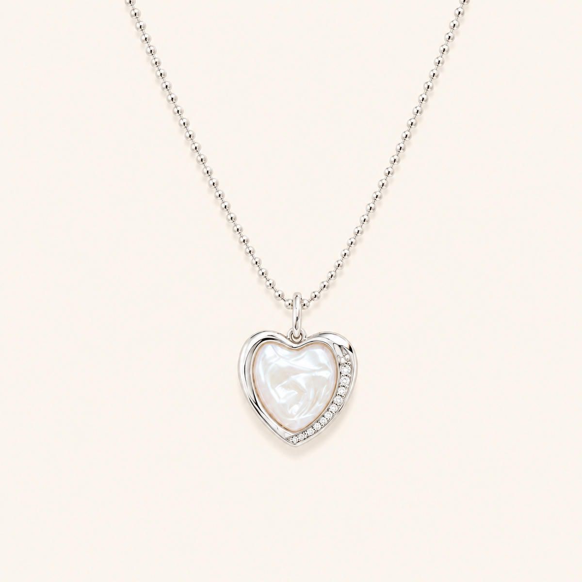 Moonlit Heart Necklace
