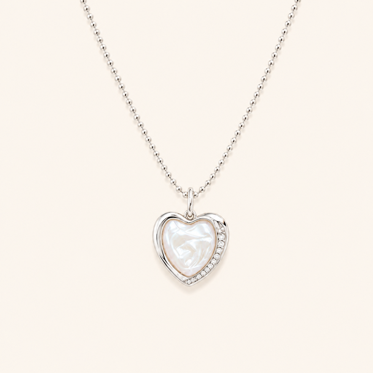Moonlit Heart Necklace
