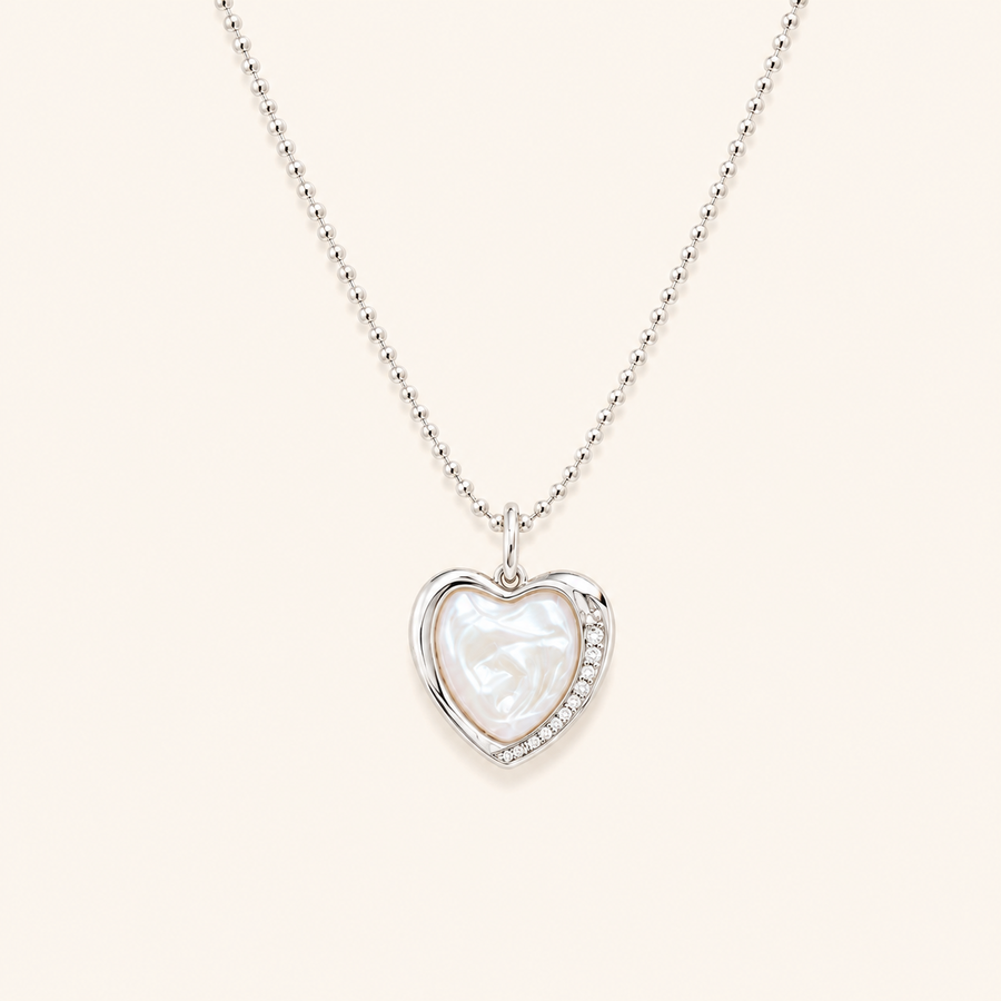 Moonlit Heart Necklace