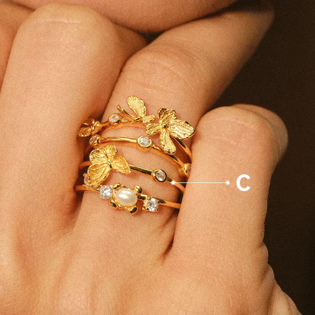 Butterfly Bloom Ring