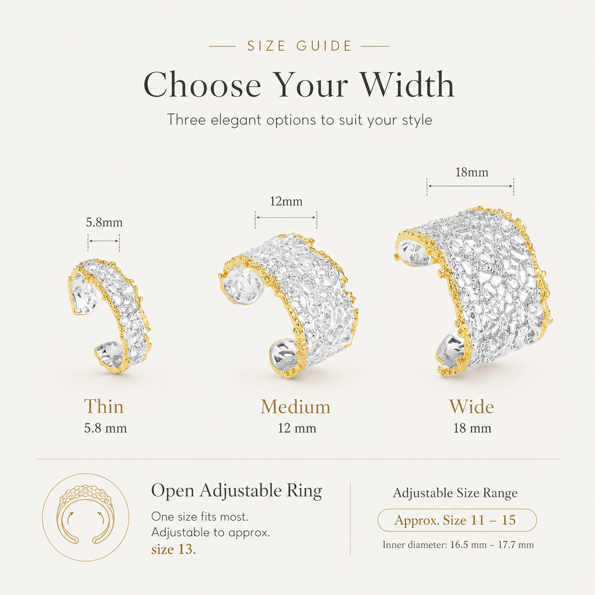 Venetian Lace Ring