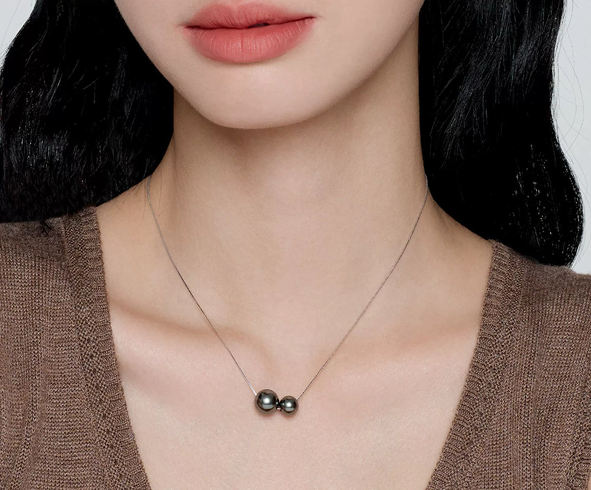Elegant gourd pearl necklace for women