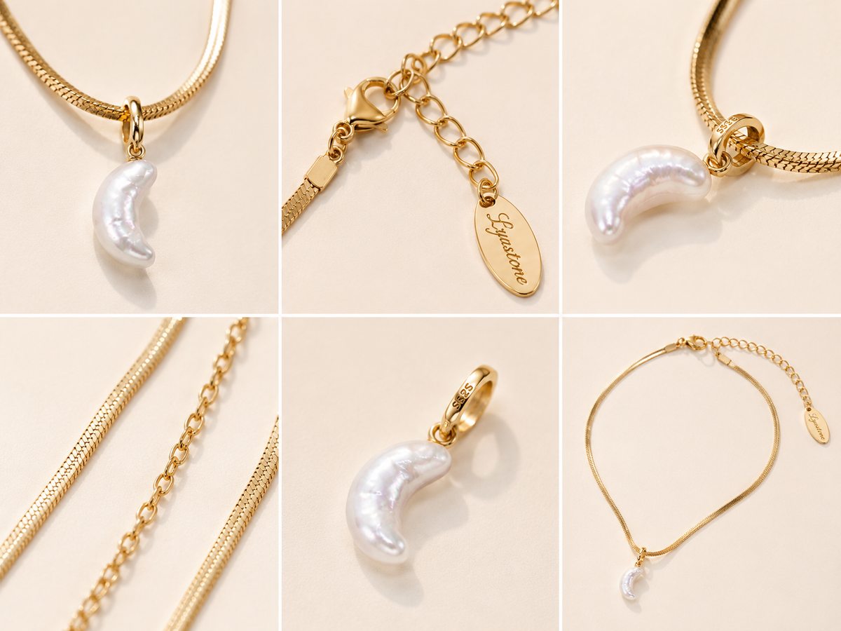 Golden Moonlight Necklace