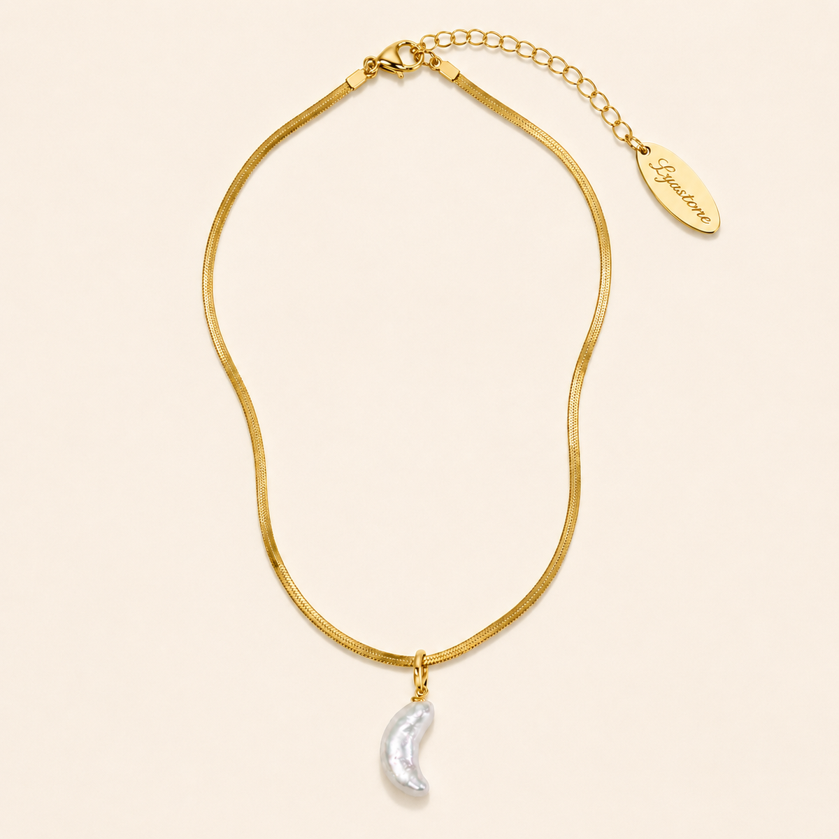 Golden Moonlight Necklace