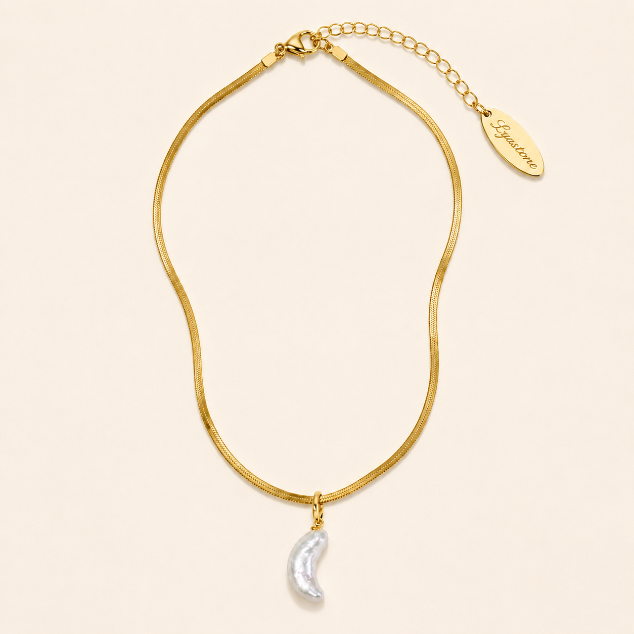 Golden Moonlight Necklace