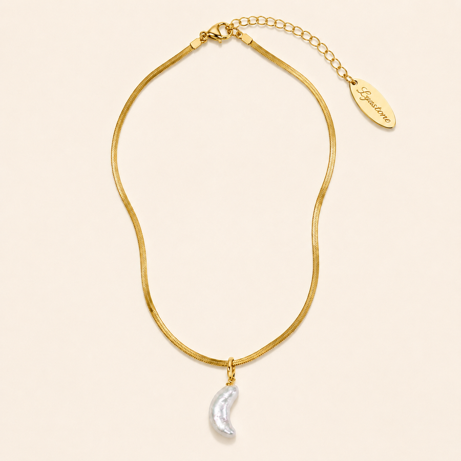 Golden Moonlight Necklace