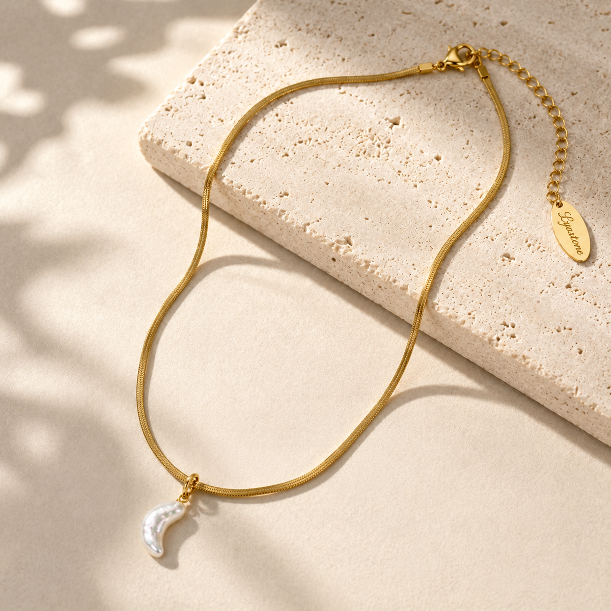 Golden Moonlight Necklace