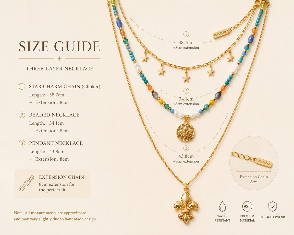 Santorini Three-Necklace Set