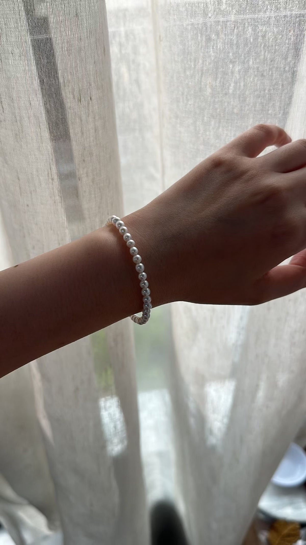 Moonlit Pearl Bracelet