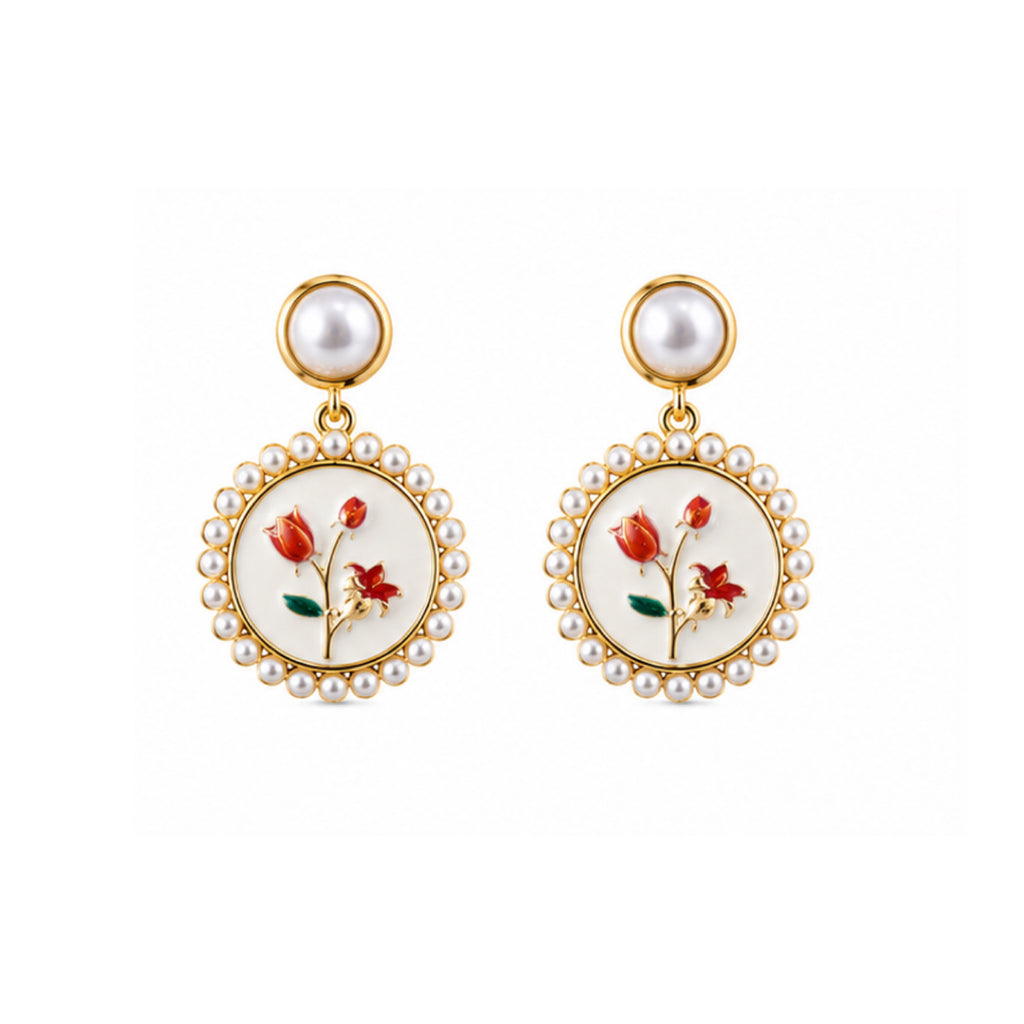 Rosalie Pearl Earrings