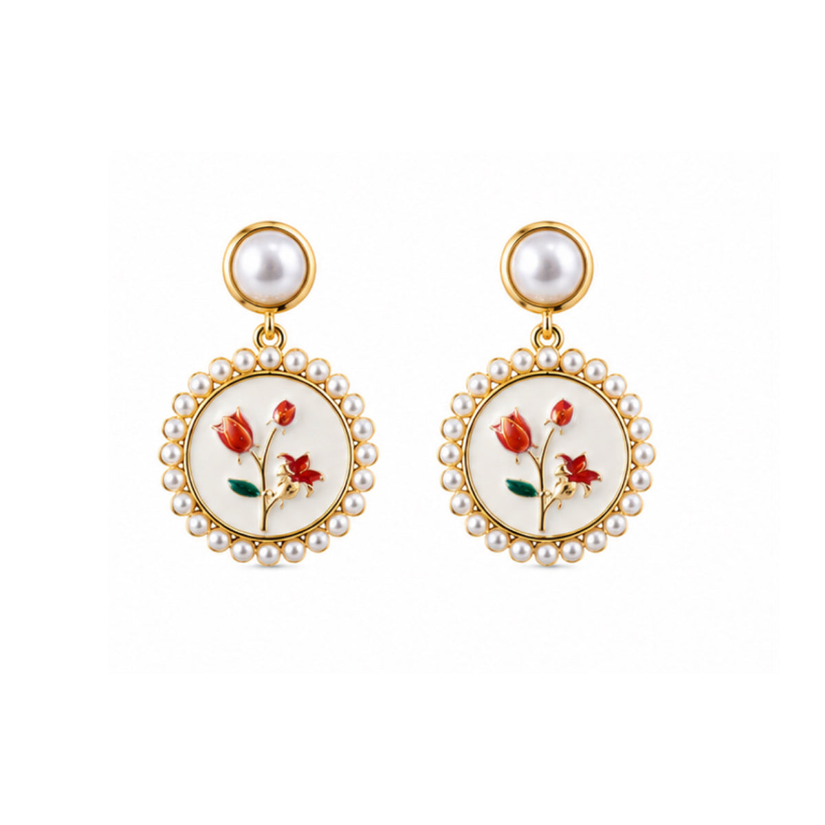 Rosalie Pearl Earrings