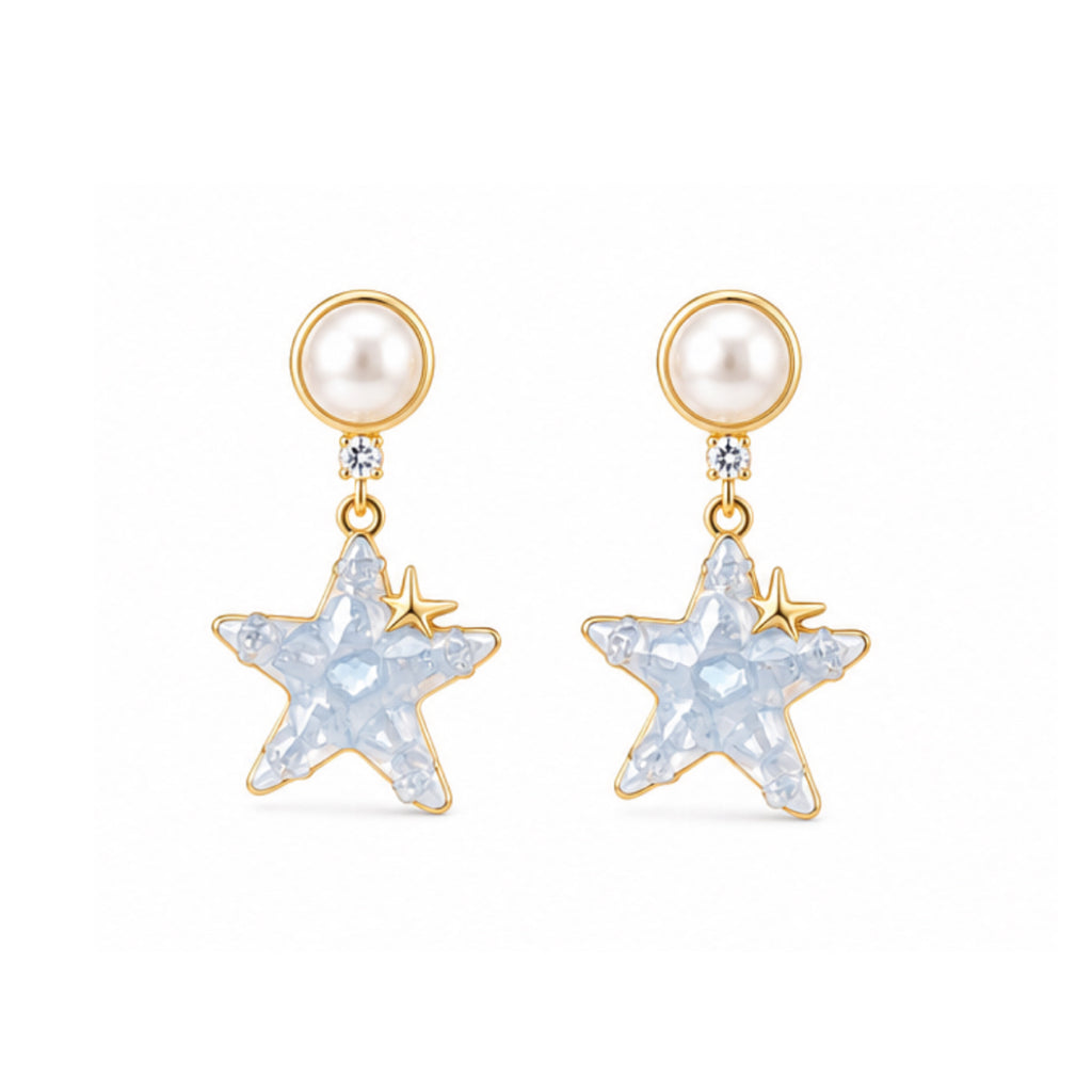 Celestial Pearl Earrings