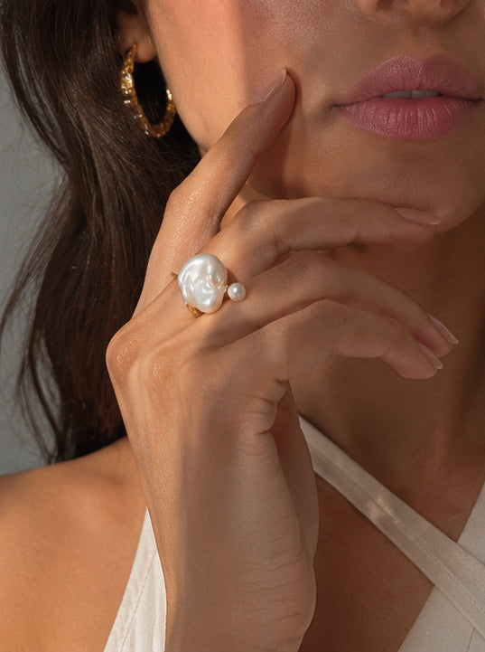 Pearl Drift Ring