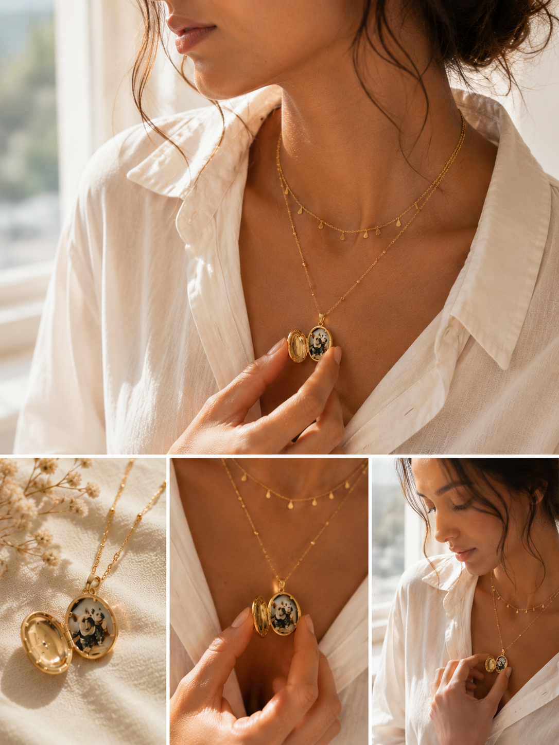 Golden Keepsake Necklace