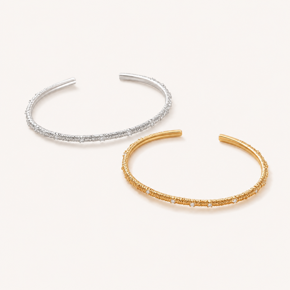 Dreamweave Textured Open Cuff