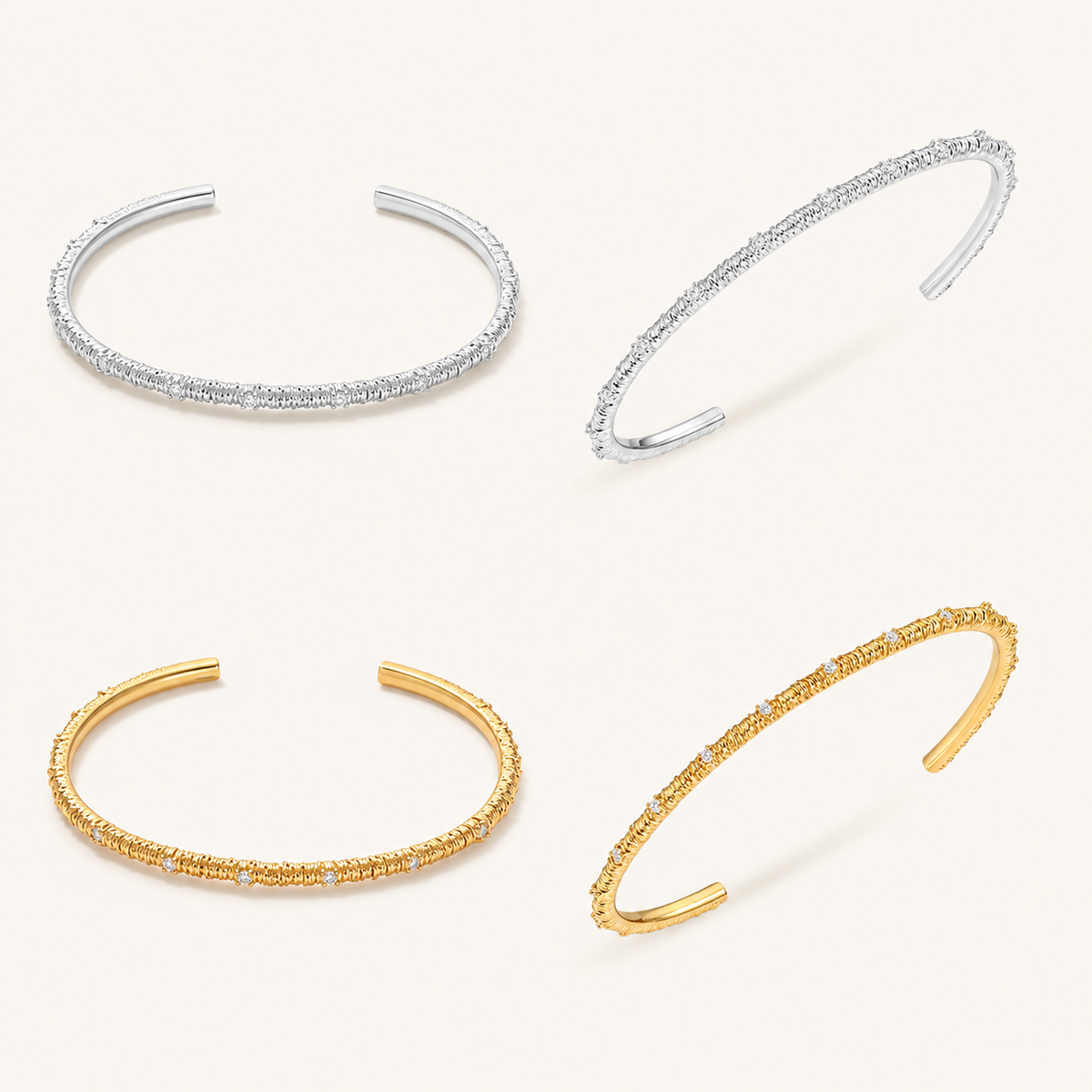 Dreamweave Textured Open Cuff