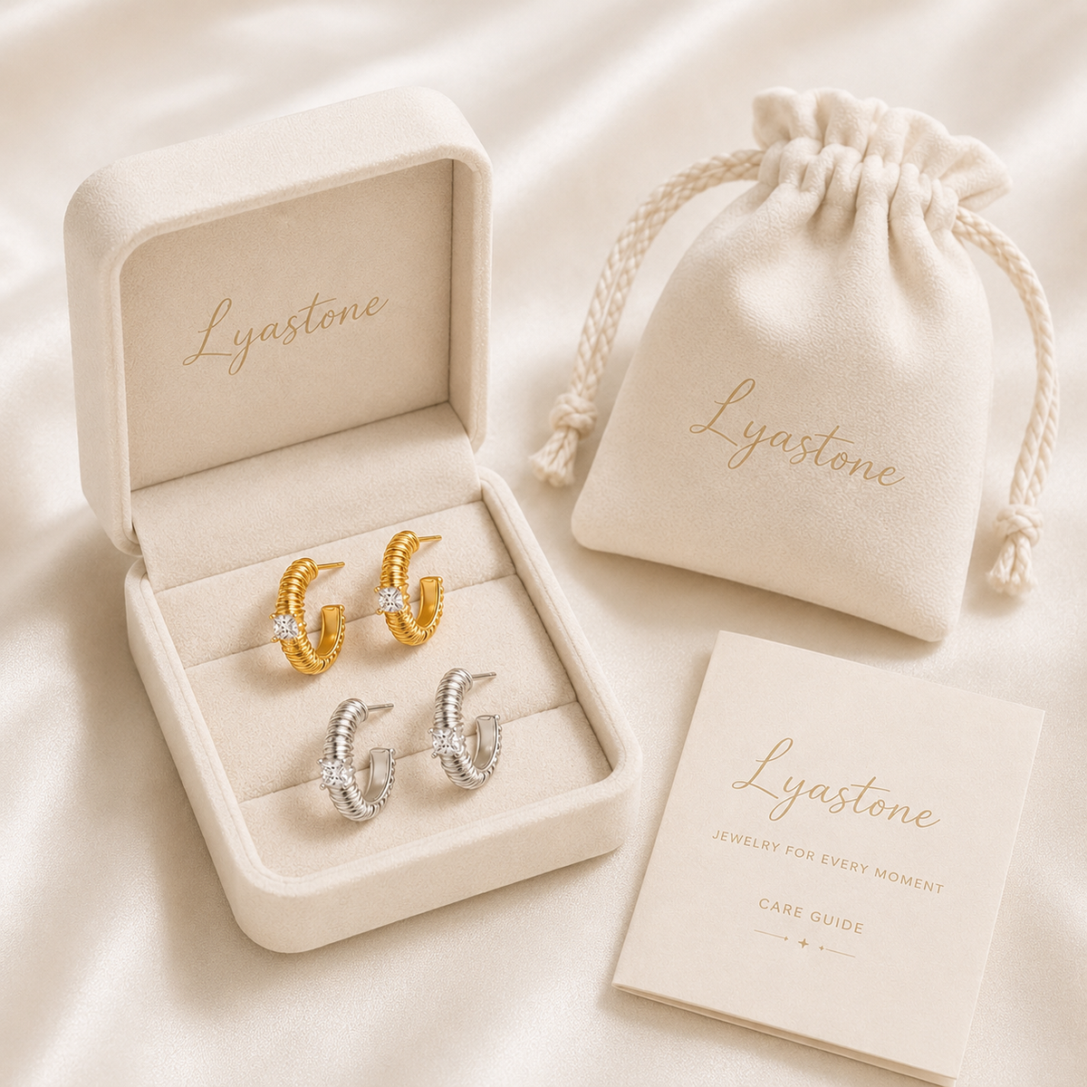 Dreamweave Textured Hoop Earrings