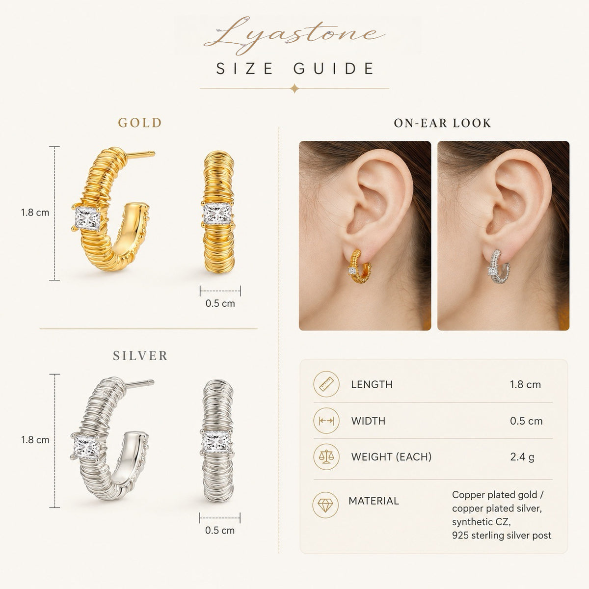 Dreamweave Textured Hoop Earrings