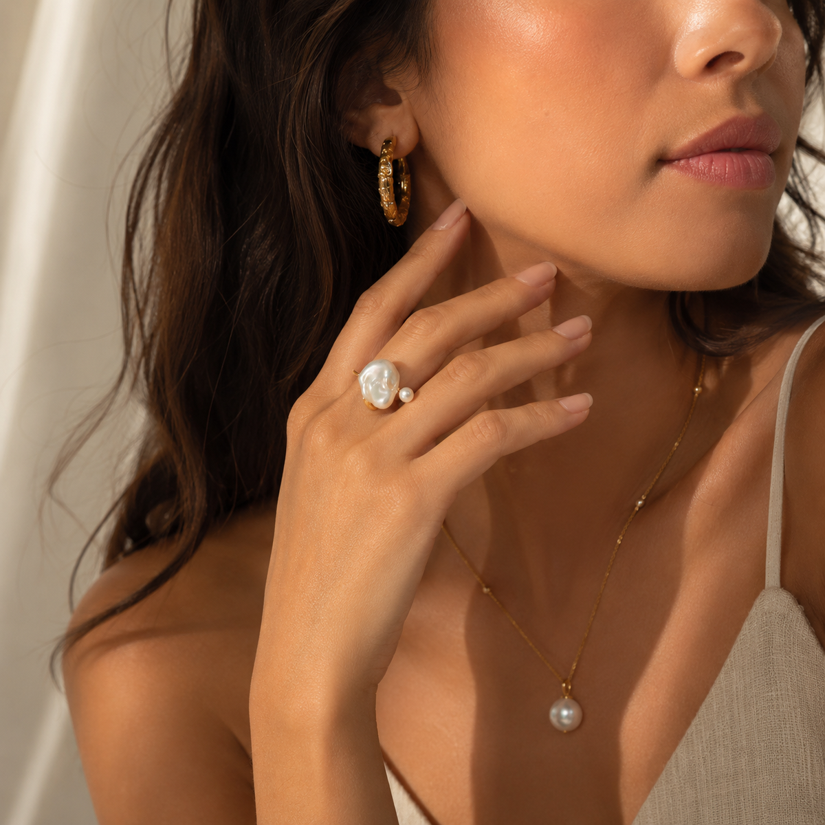 Pearl Drift Ring