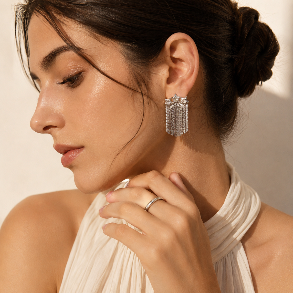 Star Whisper Tassel Earrings
