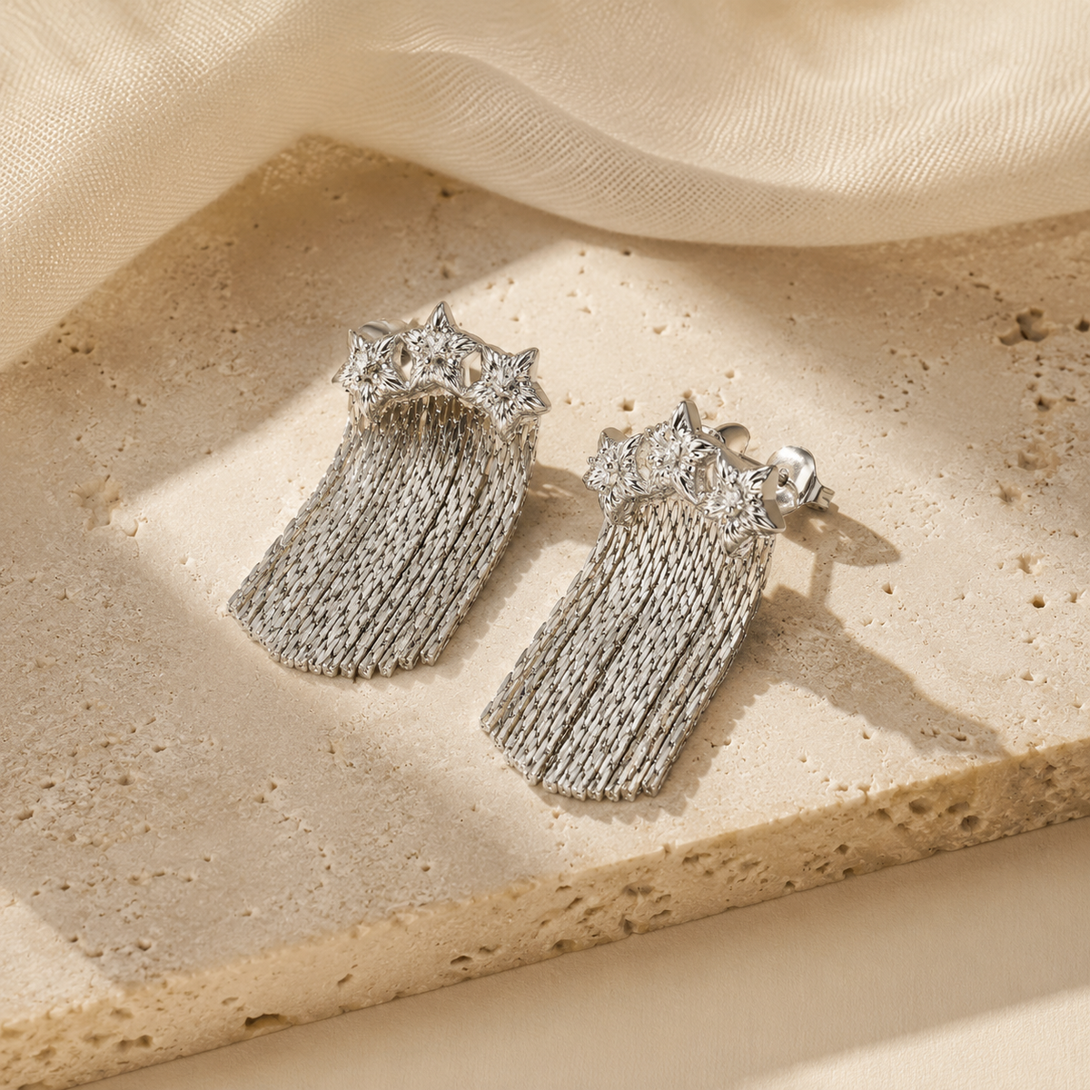 Star Whisper Tassel Earrings