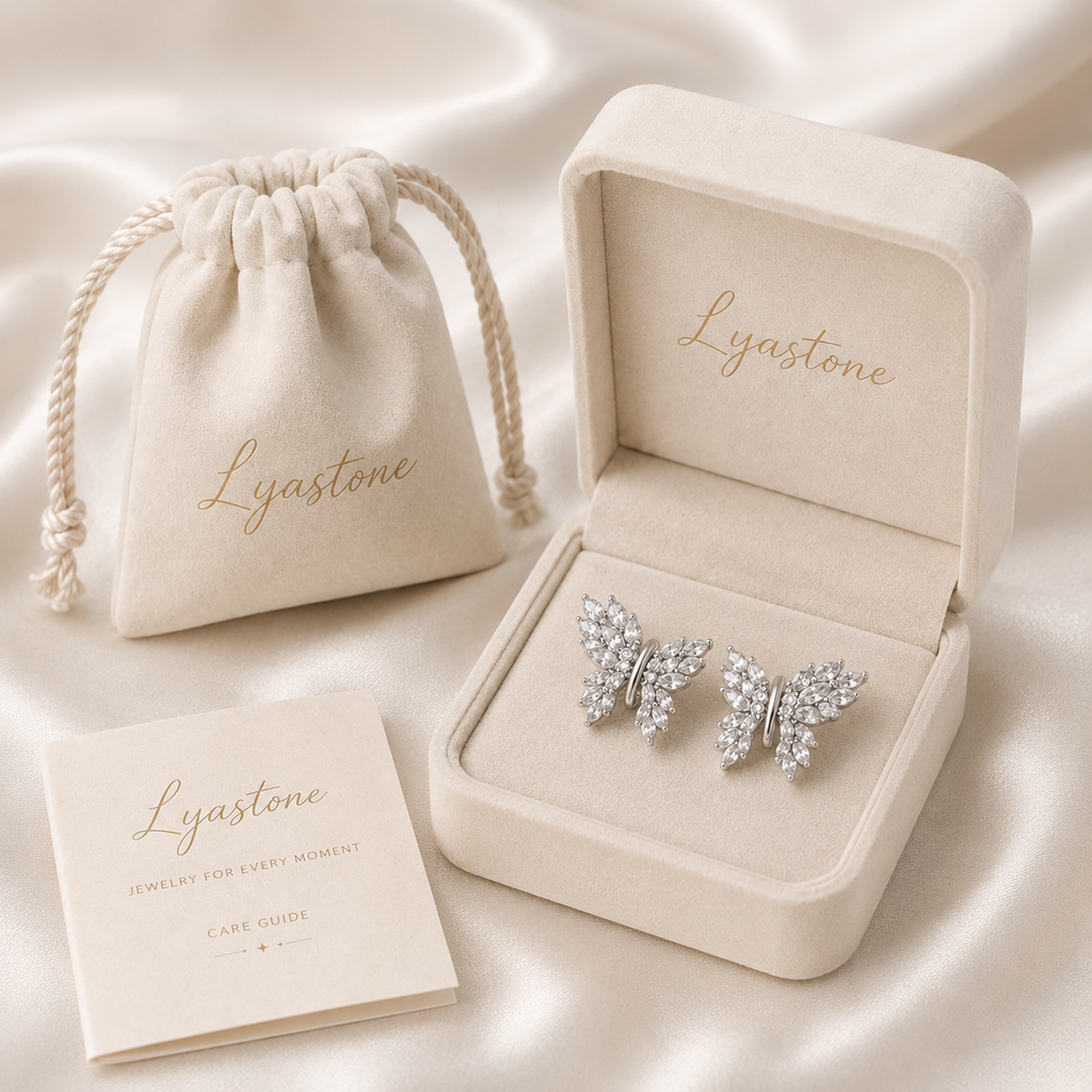 Lumi Butterfly Stud Earrings
