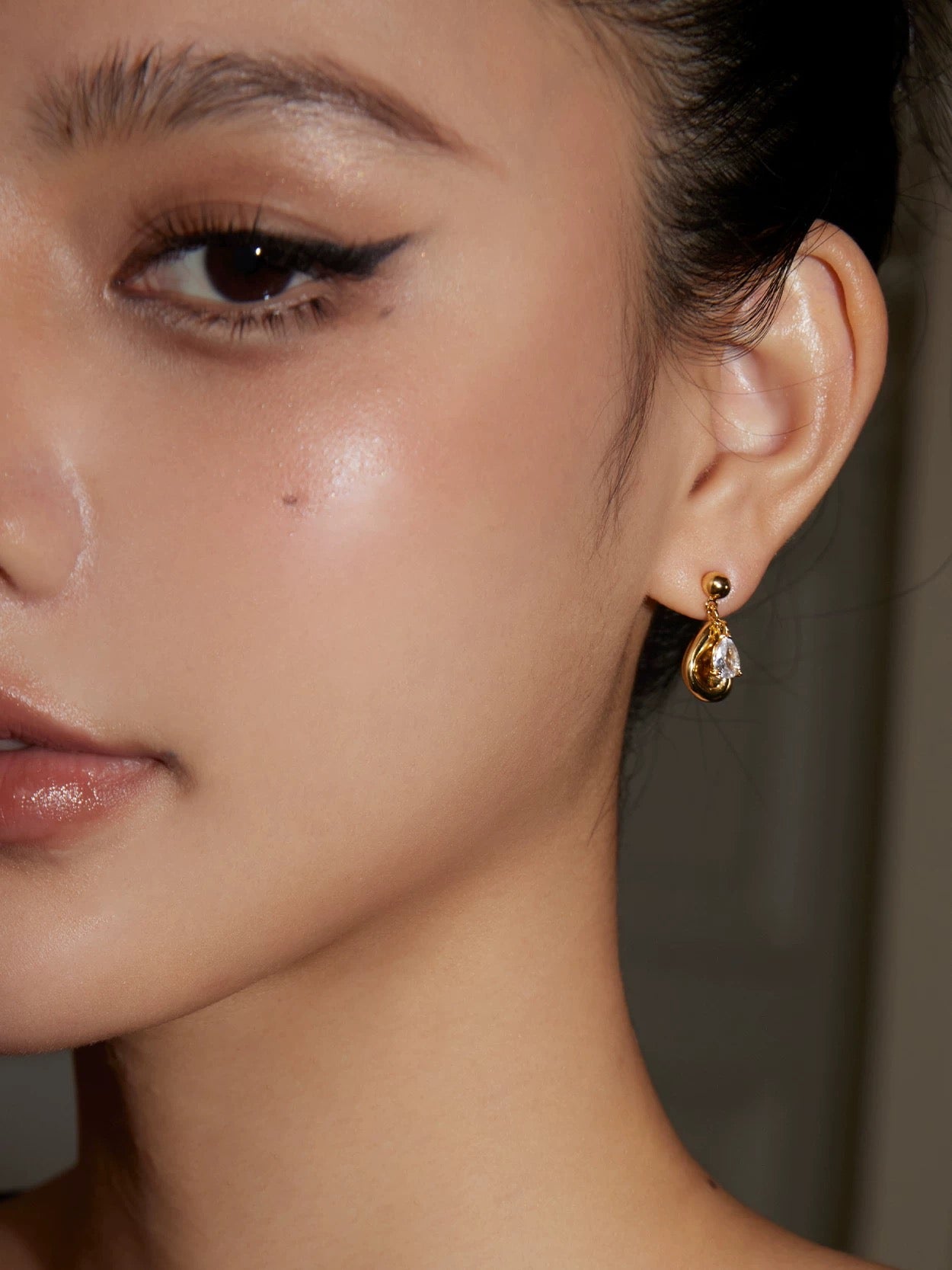 Teardrop Gemstone Earrings