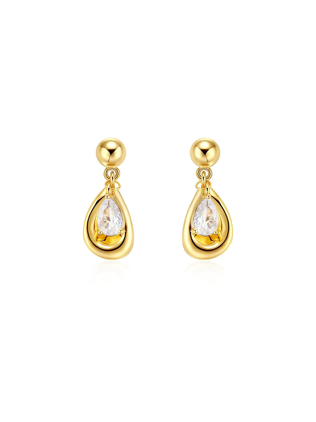 Teardrop Gemstone Earrings