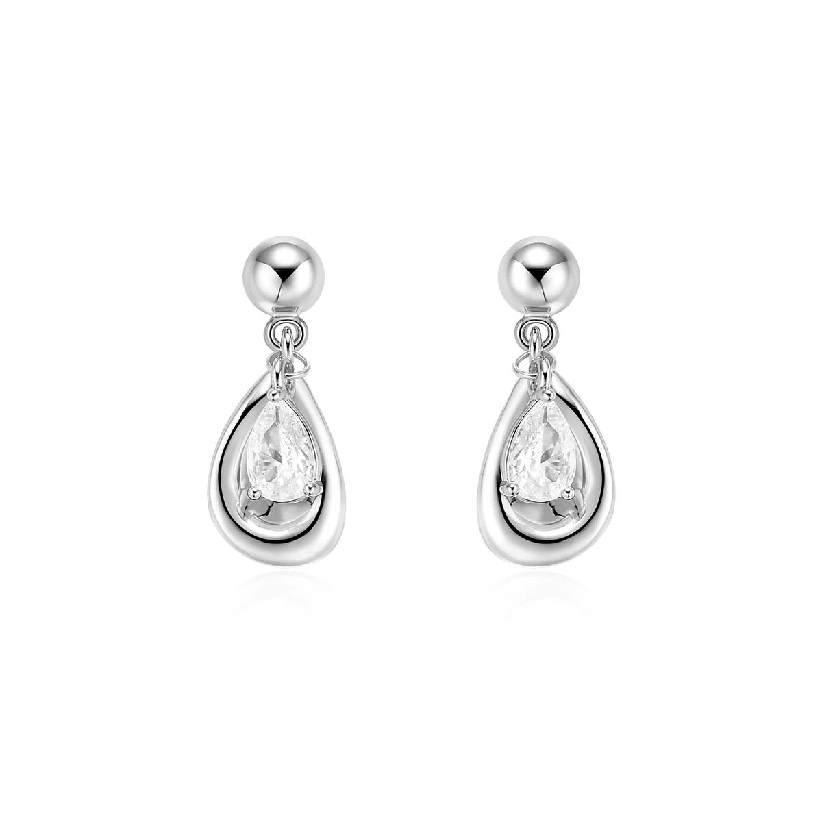 Teardrop Gemstone Earrings