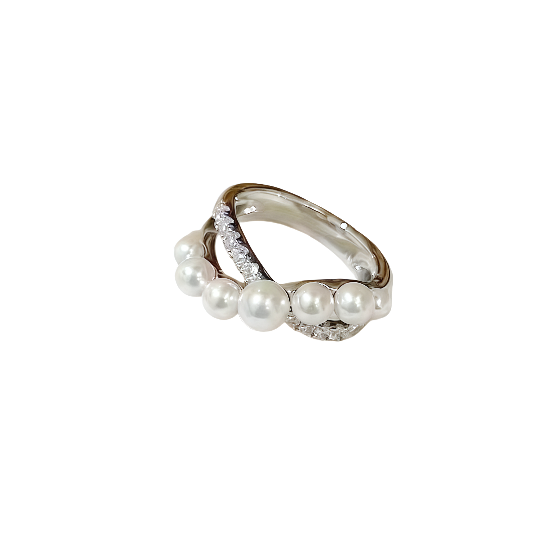 Planetary Pearl Ring