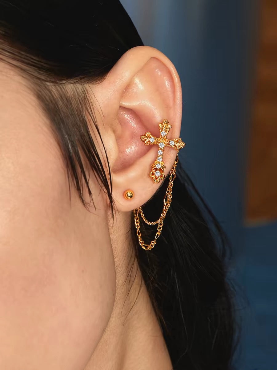 Imperial Cross Earrings